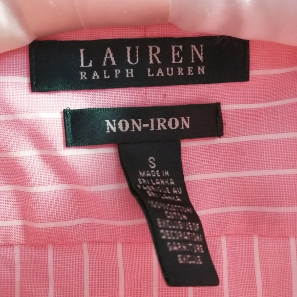 Ralph Lauren pink striped shirt - Picture 3 of 3